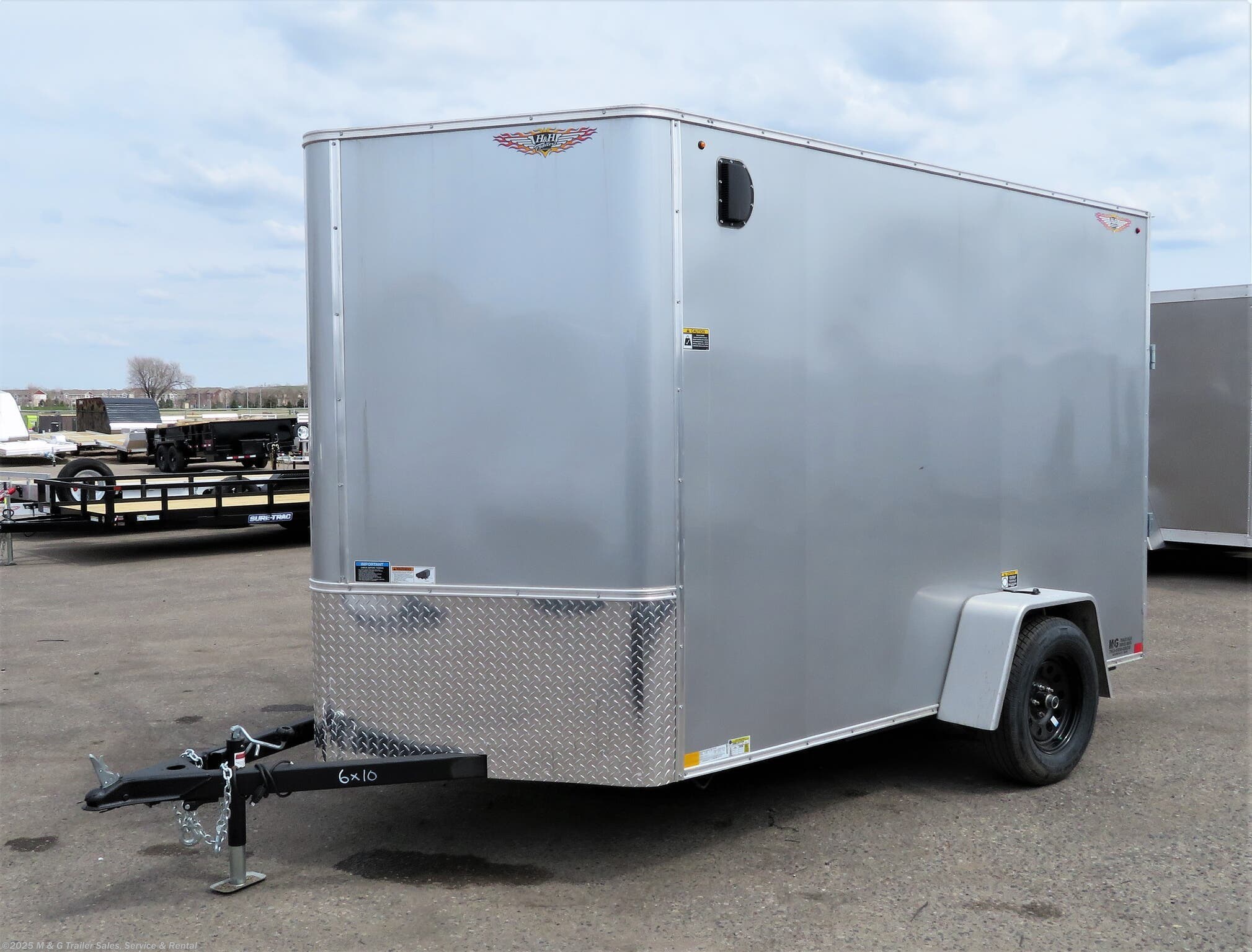 Cargo Trailer - 2020 H&H 6x10 Enclosed 6'6