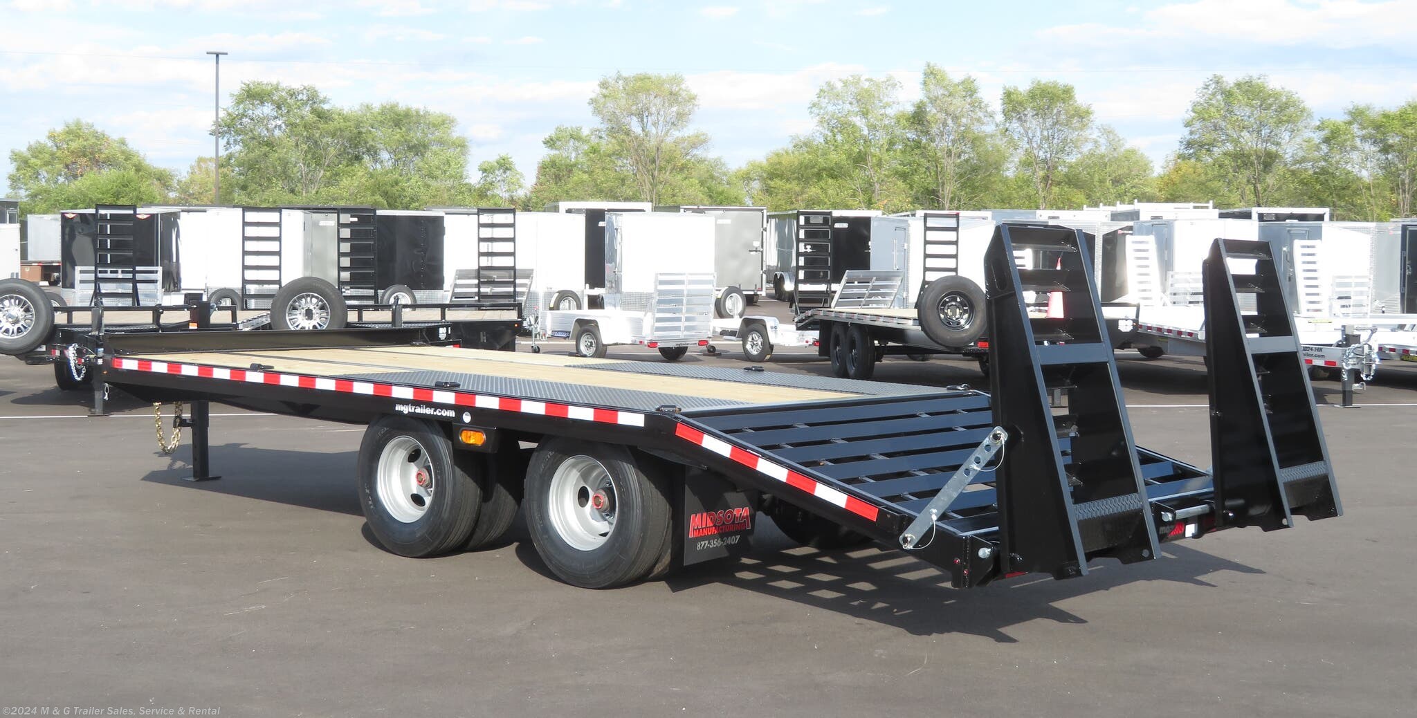 2021 Midsota Fbbp 155 Heavy Duty Flatbed Trailer 8x20 000394 Trailersusa 7160