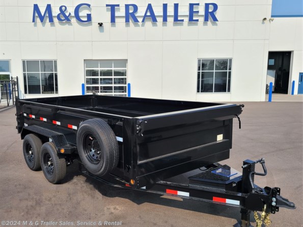 2022 IronBull DTB14 83x14’ Dump Trailer – Black available in Ramsey, MN