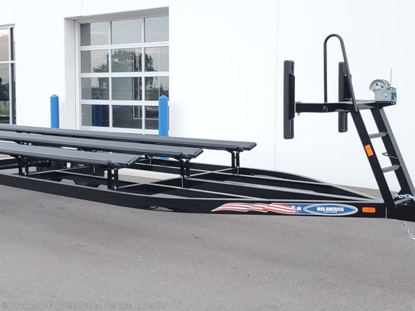 2022 Mid-America 26' Tandem Axle Pontoon Trailer - 7K GVWR available in Ramsey, MN