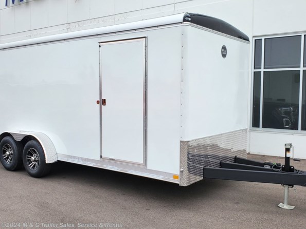 2022 Wells Cargo Wagon HD  7x20 Tandem Axle Cargo Trailer - WHITE available in Ramsey, MN