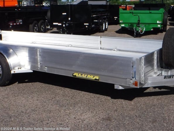 2022 Aluma 8118TA SR Aluminum ATV/Utility Trailer available in Ramsey, MN