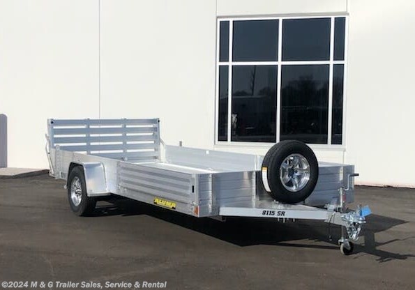 2022 Aluma 8115SR Aluminum ATV/Utility Trailer available in Ramsey, MN