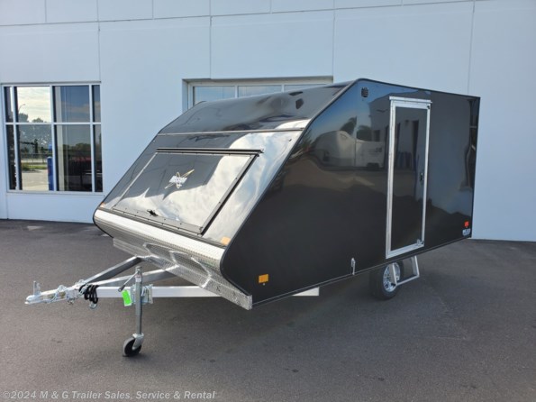 2022 Mission Trailers 8.5x13 Enclosed Deckover Snow Trailer - Black available in Ramsey, MN