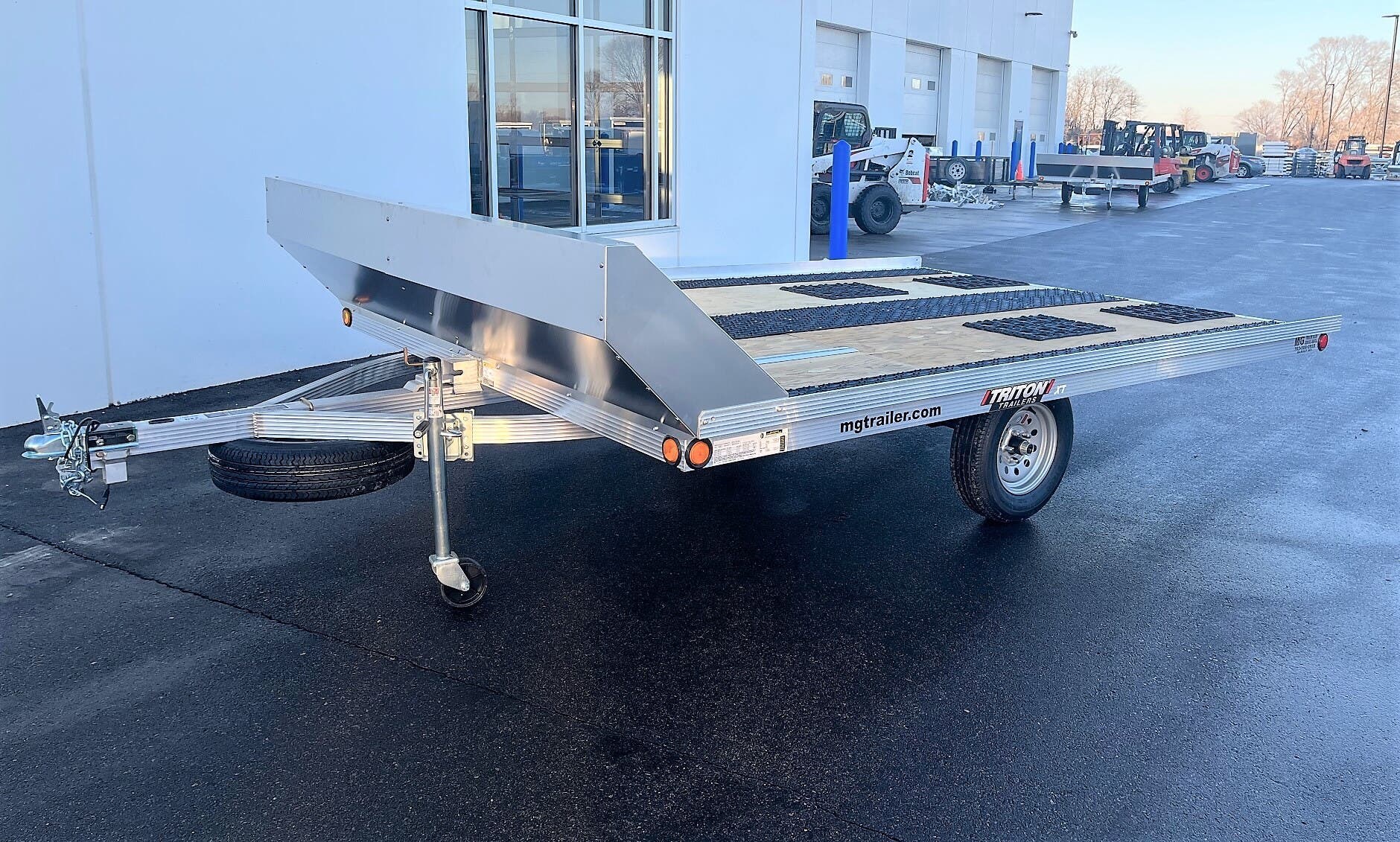 8x12 Snowmobile Trailer for sale New Triton Trailers XT12101 SQ Tilt