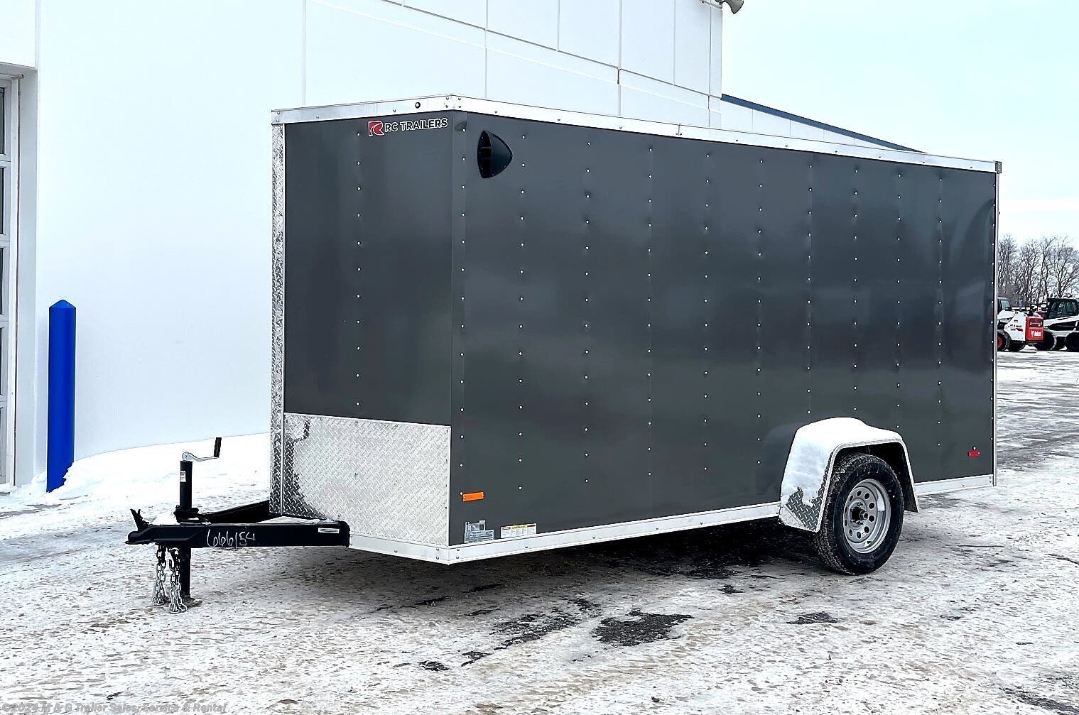 2022 RC Trailers 6x14SA Enclosed Cargo 6'6" Interior - Charcoal - Stock #666156