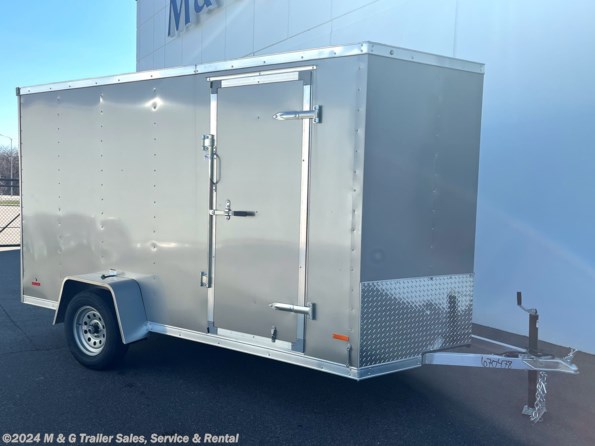 2022 RC Trailers 6x12SA Aluminum W/  6'6" Int Cargo  - Pewter available in Ramsey, MN
