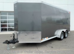 2022 Wells Cargo Wagon HD 7x16 Tandem Axle Cargo Trailer - Charcoal