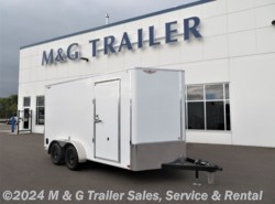 2022 H&H 7x14TA Enclosed 6'6" Int Cargo - white