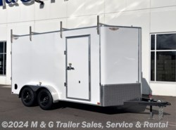 2022 H&H 7x14TA Enclosed 7' Int 10k Cargo - White