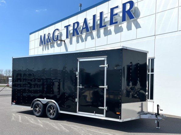 2023 RC Trailers 8.5X20TA Aluminum Frame Cargo - Black available in Ramsey, MN