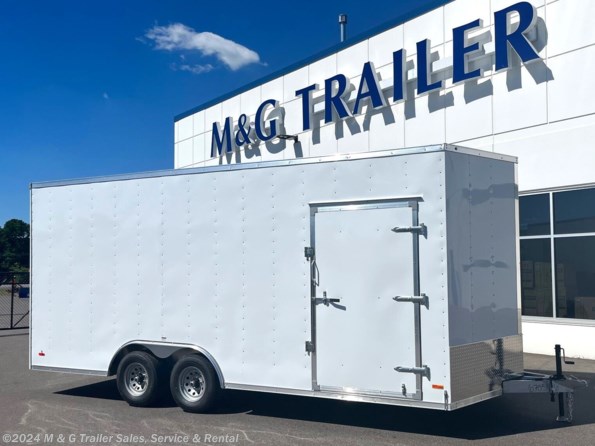2023 RC Trailers 8.5X20TA Aluminum Frame Cargo - White available in Ramsey, MN