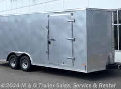 2023 RC Trailers 8.5x20 Enclosed Car Hauler 10k - Silver