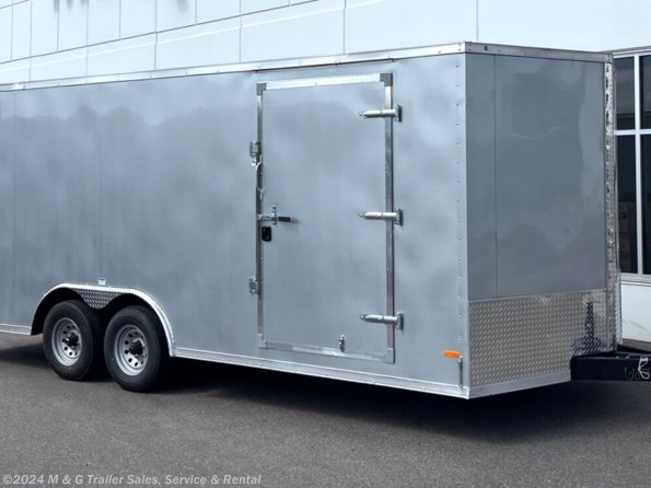 2023 RC Trailers 8.5x20 Enclosed Car Hauler 10k - Silver available in Ramsey, MN