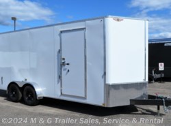 2023 H&H 7x16TA Enclosed 6'6" Int 7K Cargo Barn Doors- Whit