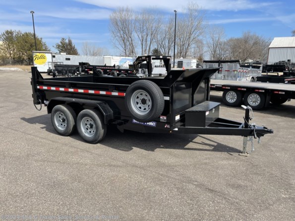 2023 Sure-Trac 6x12 Low Profile 10k Dump - Black available in Ramsey, MN