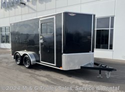 2023 H&H 7x14TA Enclosed 6'6" Int Cargo - Black