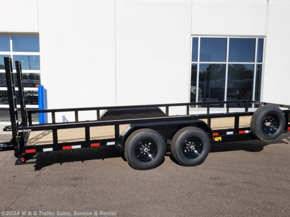 2023 Big Tex 7"X20' Tandem Axle Utility Trailer 5' Stand up ram available in Ramsey, MN