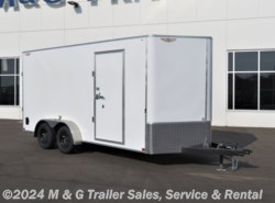 2023 H&H 7x16TA Enclosed 7' Int Cargo - White