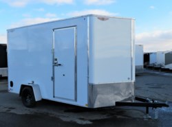 2023 H&H 7x12 Enclosed 6'6" Int Cargo W/ Barn Doors - White