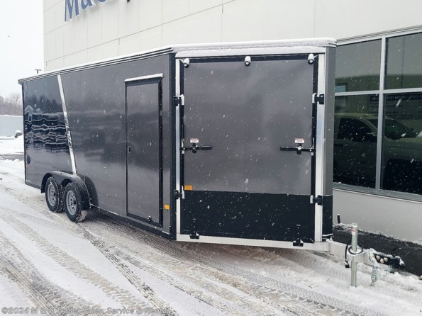 2023 E-Z Hauler 7.5x18 (+5' V)  Enclosed Aluminum Snow Combo Trail available in Ramsey, MN