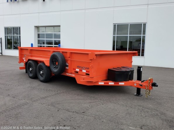 2023 Midsota 14' Dump Trailer - Orange available in Ramsey, MN