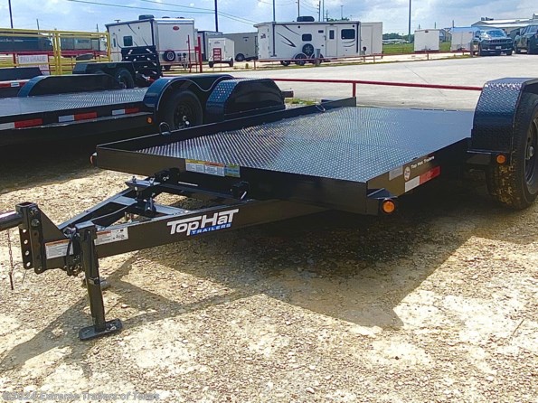 2024 Top Hat 12X80 Single Axle Equipment Tilt Trailer available in Baytown, TX