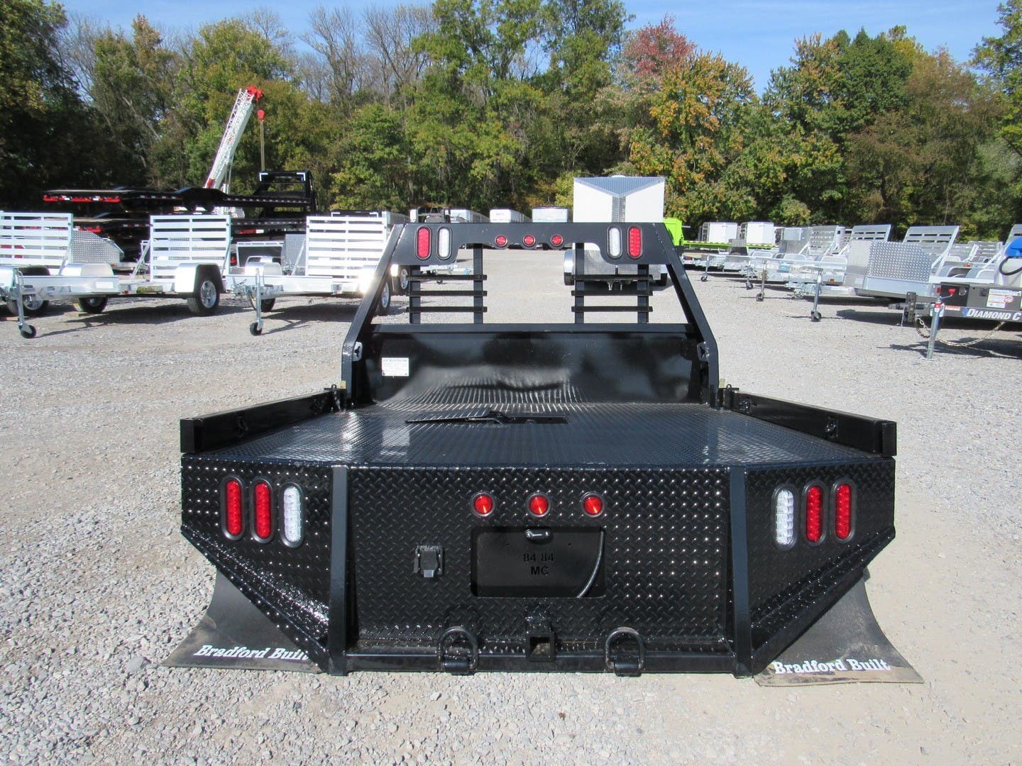 Flatbed 2018 Bradford Built BBWORKBED8484MC TrailersUSA