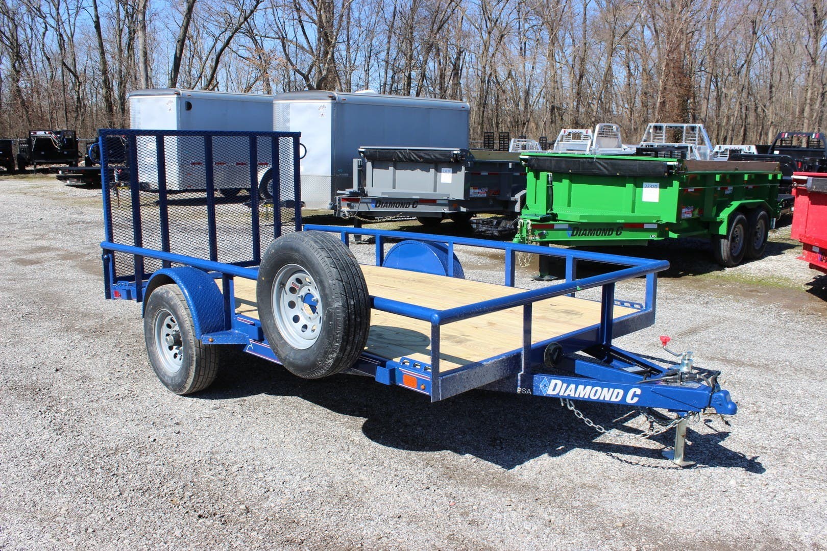 Utility Trailer - 2020 Diamond C PSA152-12X77-BLUE | TrailersUSA