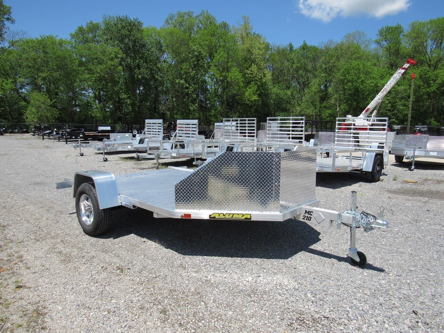 2020 Aluma MC210 6x10 Motorcycle Trailer For Sale in AL12937