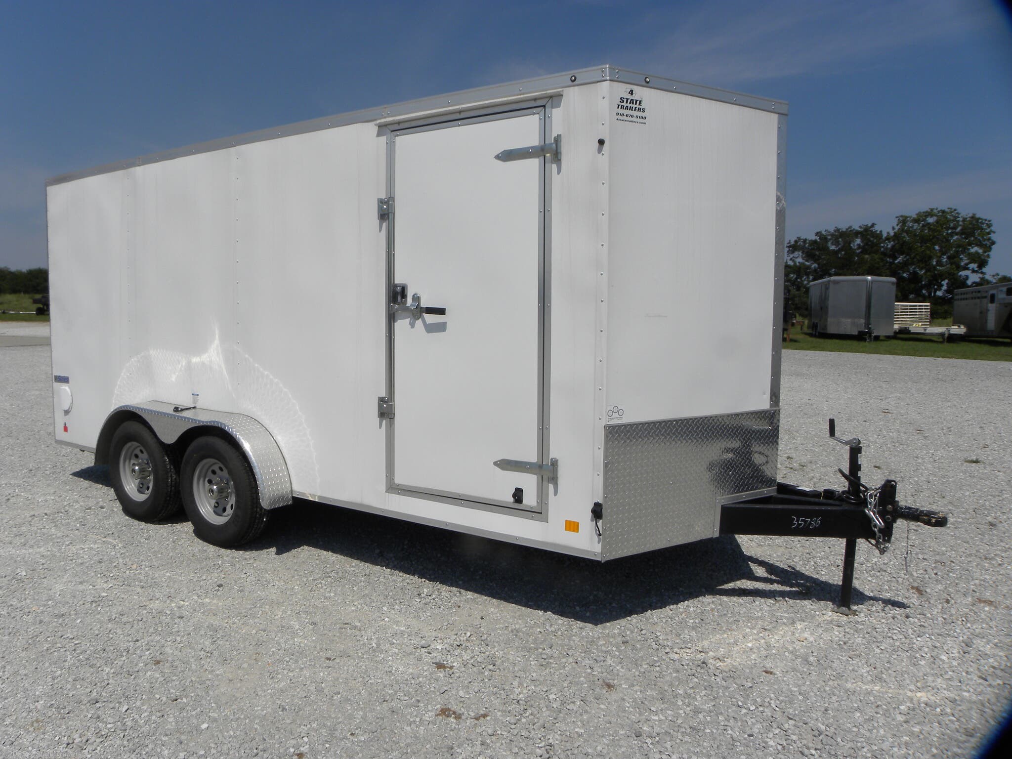 Cargo Trailer - 2019 Continental Cargo V-Series USED 7'X16'X6'6