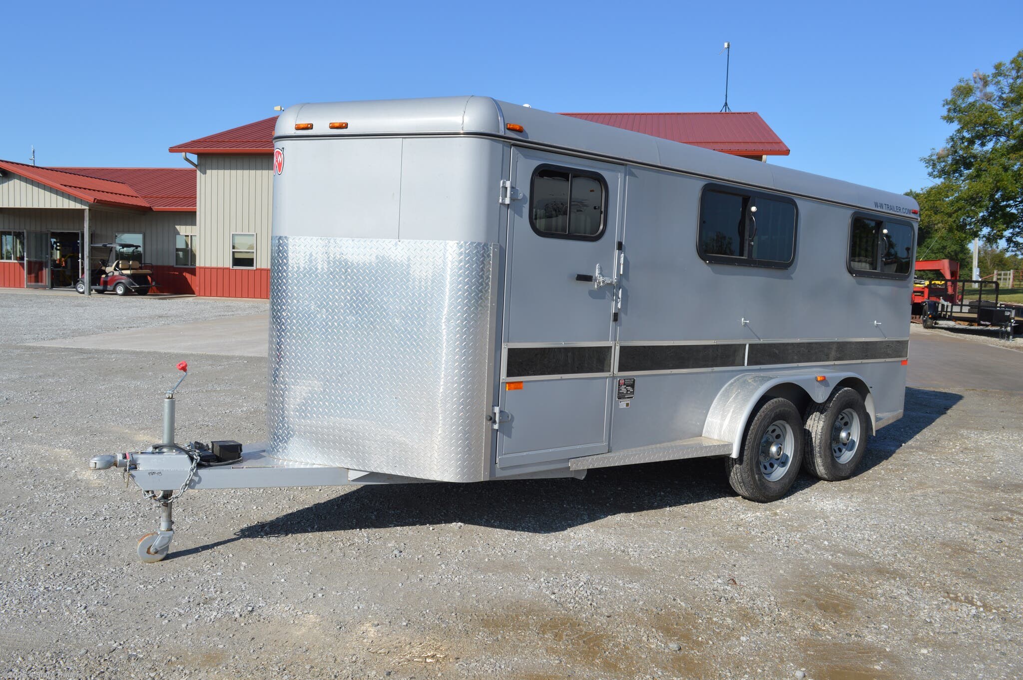 Livestock Trailer 2019 WW Trailer 6'8x16x6' Bumper Pull Hog/Sheep