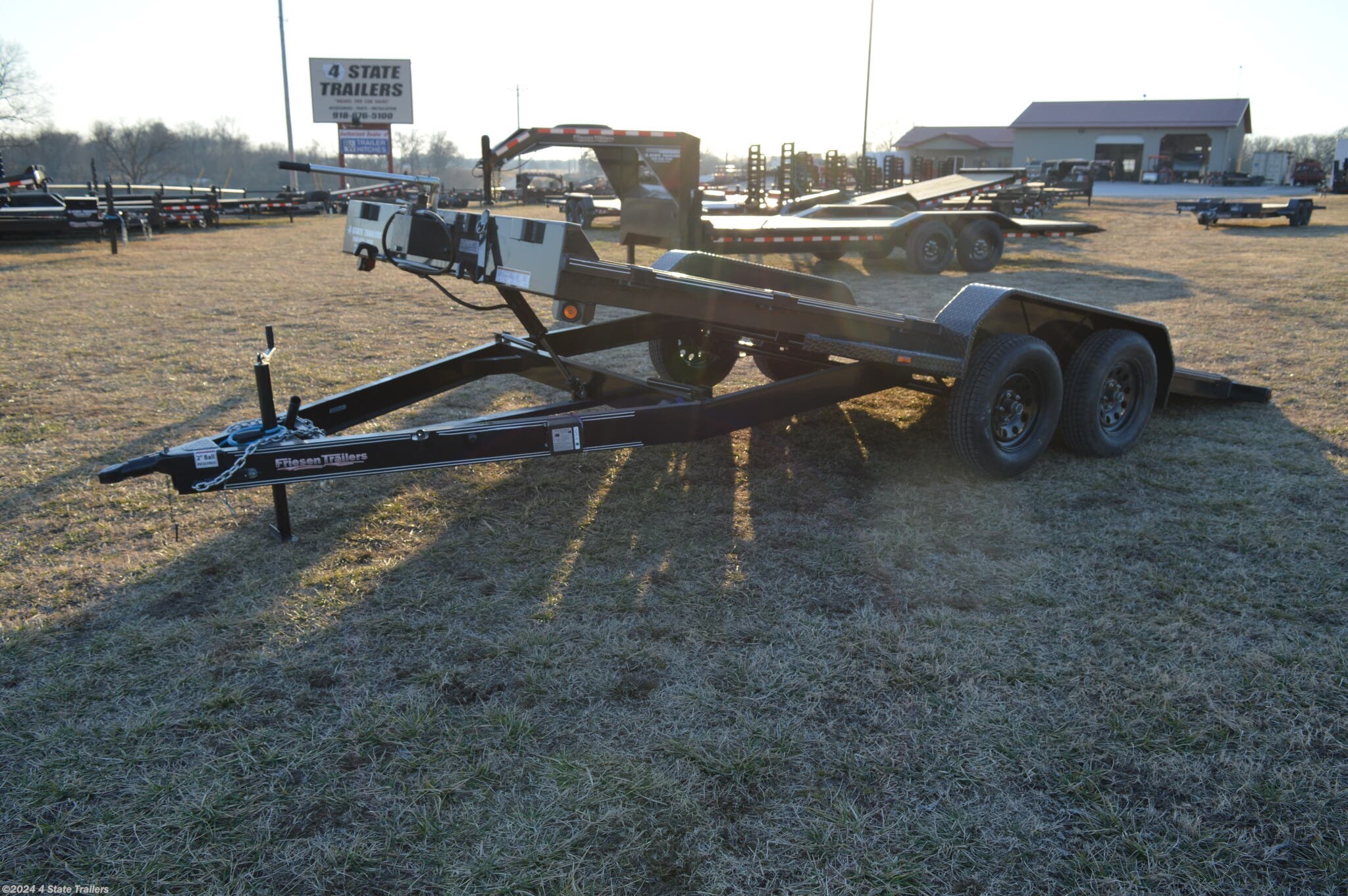 6x18 Car Hauler Trailer for sale | New Friesen 83x18 Tiltbed Carhauler ...