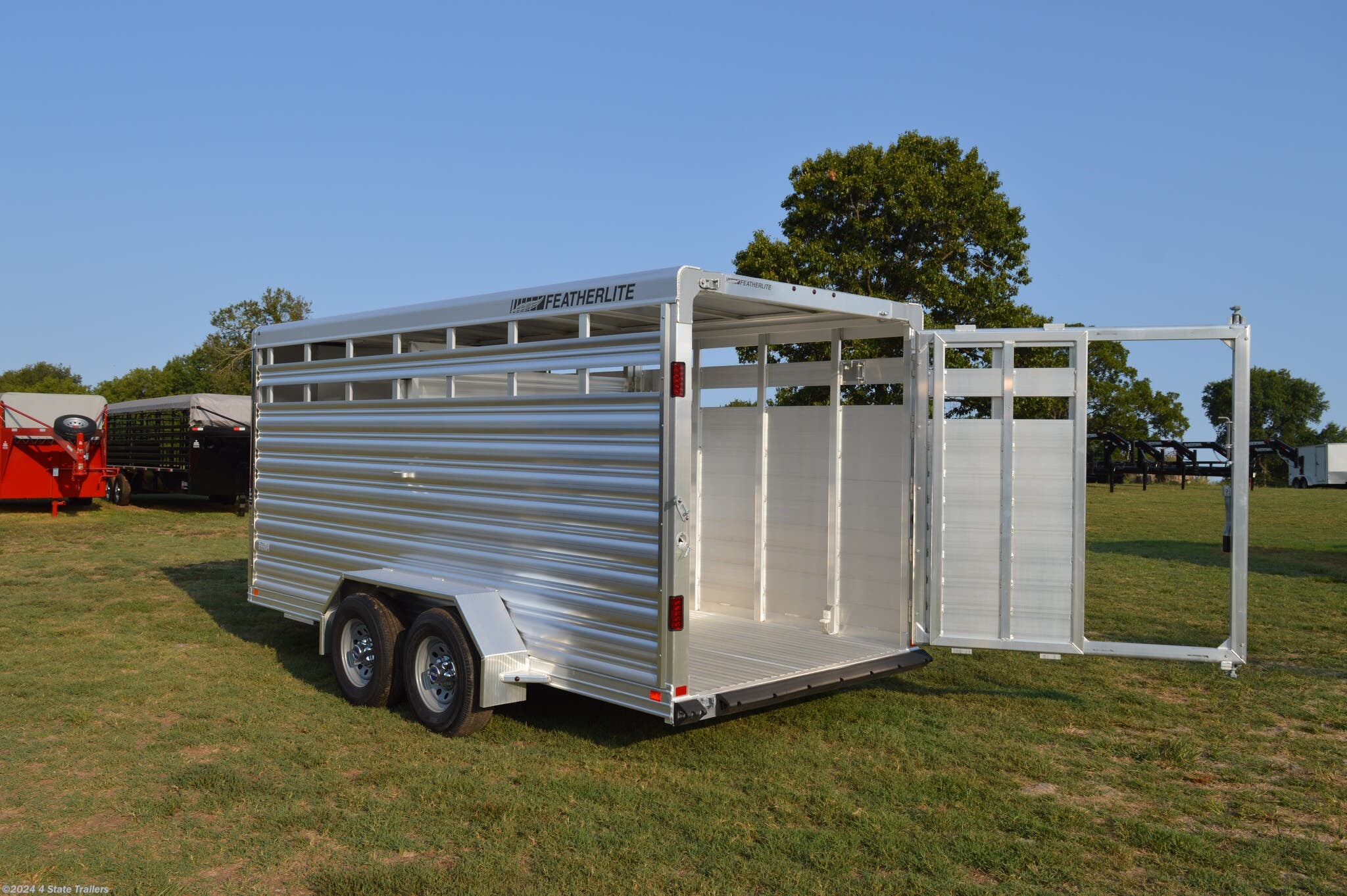 6x16 Cattle/Livestock Trailer for sale New Featherlite 6'7"x16'X6'6