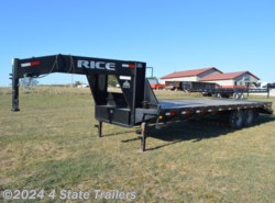 2018 Rice Trailers 102"x25' with Flip Over Ramps