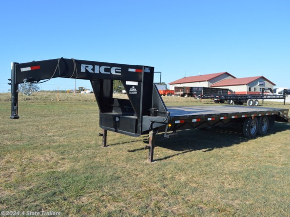 2018 Rice Trailers 102"x25' with Flip Over Ramps available in Fairland, OK