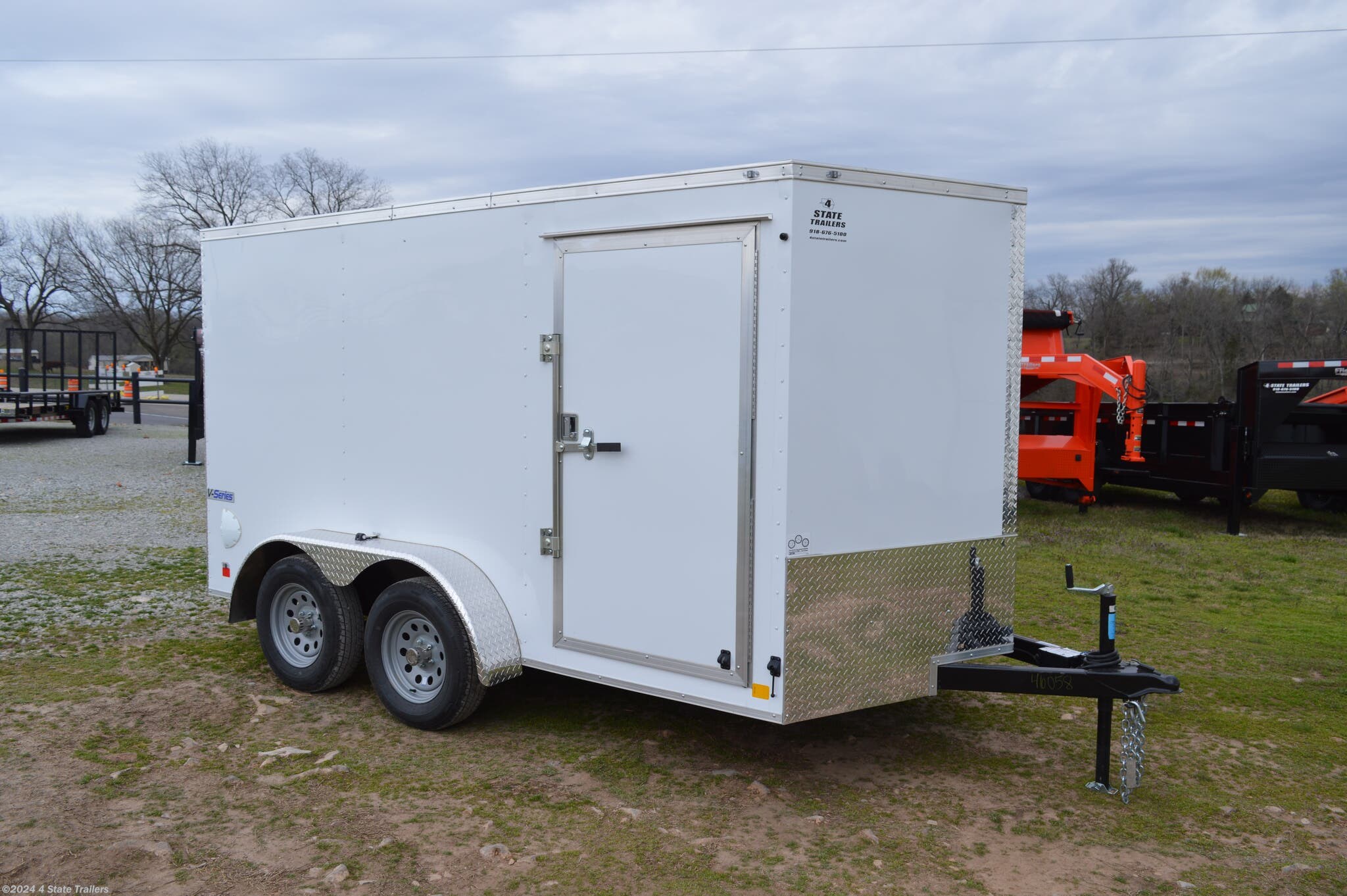 7x12 Cargo Trailer For Sale New Continental Cargo V Series 7x12x6