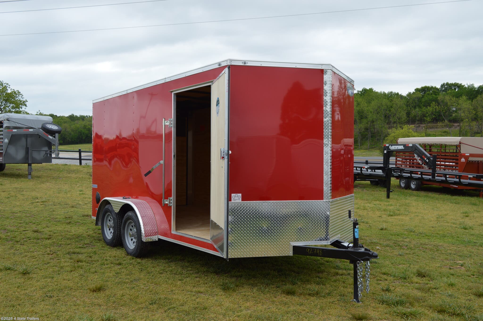 7x14 Cargo Trailer for sale New Continental Cargo VSeries 7'X14'X6'6