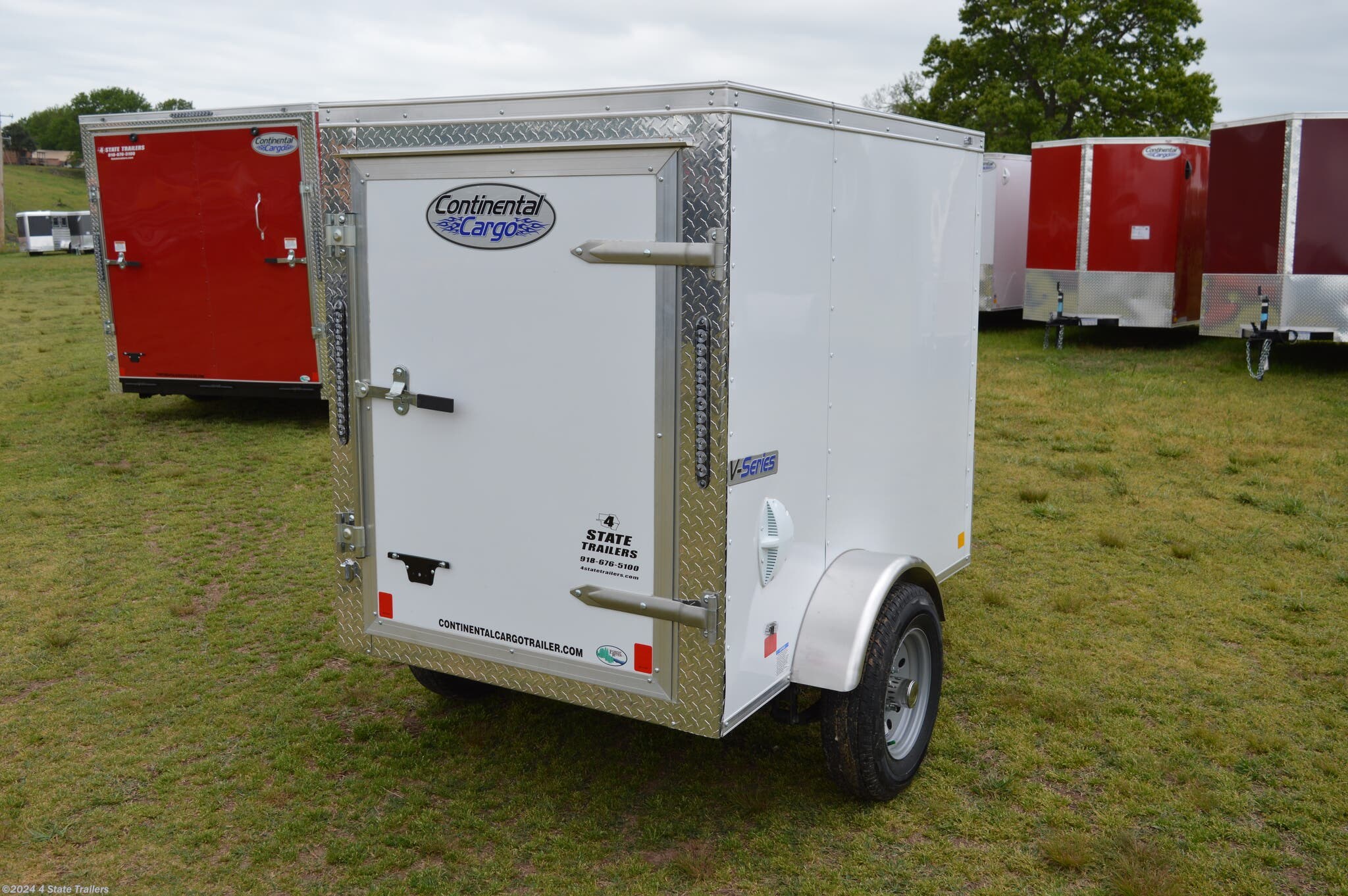 4x6 Cargo Trailer For Sale New Continental Cargo V Series 4x6x45