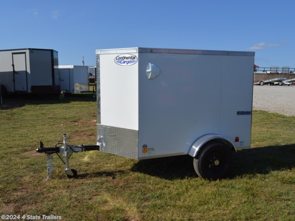 2024 Continental Cargo V-Series 4'x6'x4'5" Cargo Trailer HAIL SALE! available in Fairland, OK