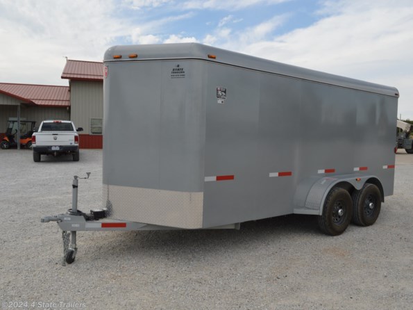 2023 W-W Trailer 6'8"X16'X6'6" HD ALL STEEL CARGO RUBBER FLOOR available in Fairland, OK