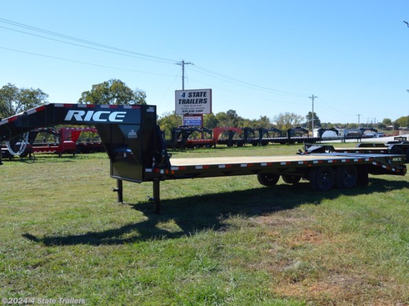 2023 Rice Trailers Deckover Gooseneck 102X25 FLATBED TRAILER available in Fairland, OK