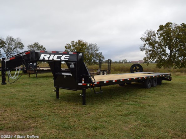 2024 Rice Trailers Deckover Gooseneck 102X30 FLATBED TRAILER available in Fairland, OK