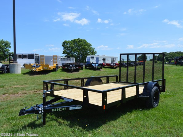 2024 Rice Trailers Single Utility 76X12 UTILITY TRAILER available in Fairland, OK