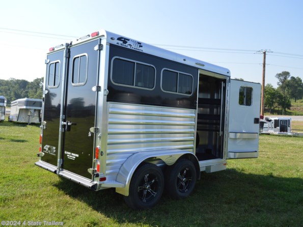 2025 4-Star 6'10X11'x7' BUMPER PULL 2 HORSE SLANT available in Fairland, OK