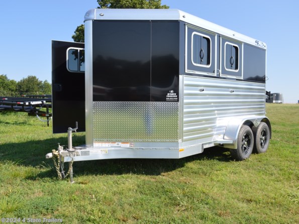 2025 4-Star 6'10X11'x7' BUMPER PULL 2 HORSE SLANT available in Fairland, OK