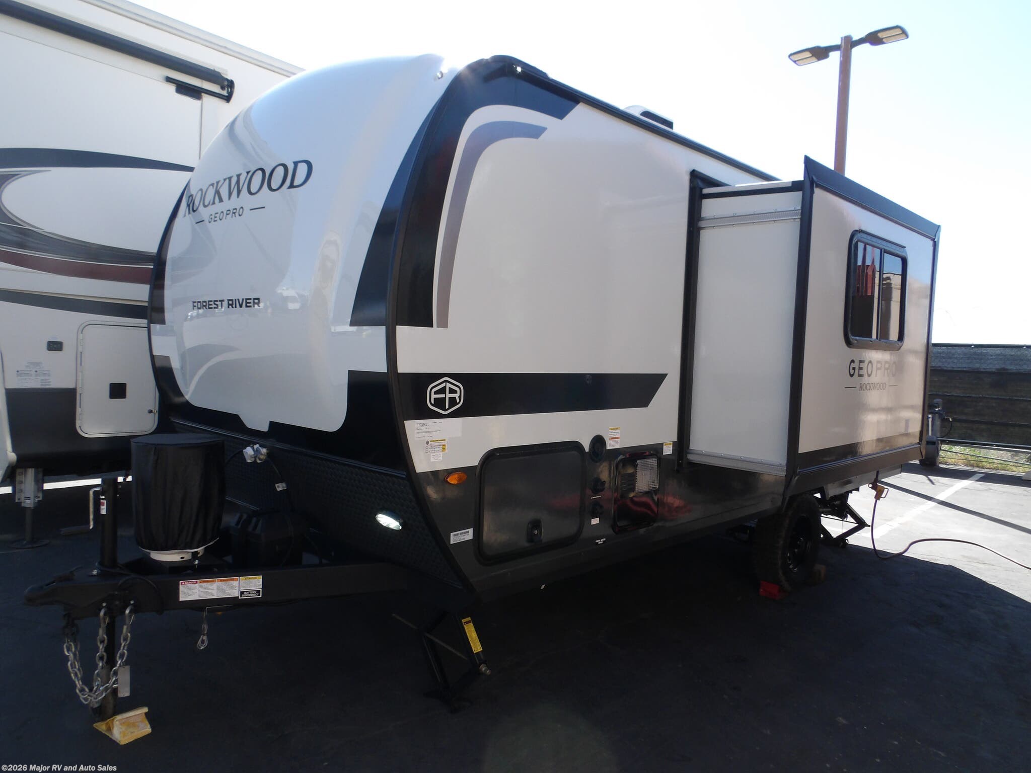 New 2026 Forest River Rockwood GEO-PRO 19LE, 1 SLIDE, FRONT SLEEPER, REAR BATHROO available in Hesperia, California