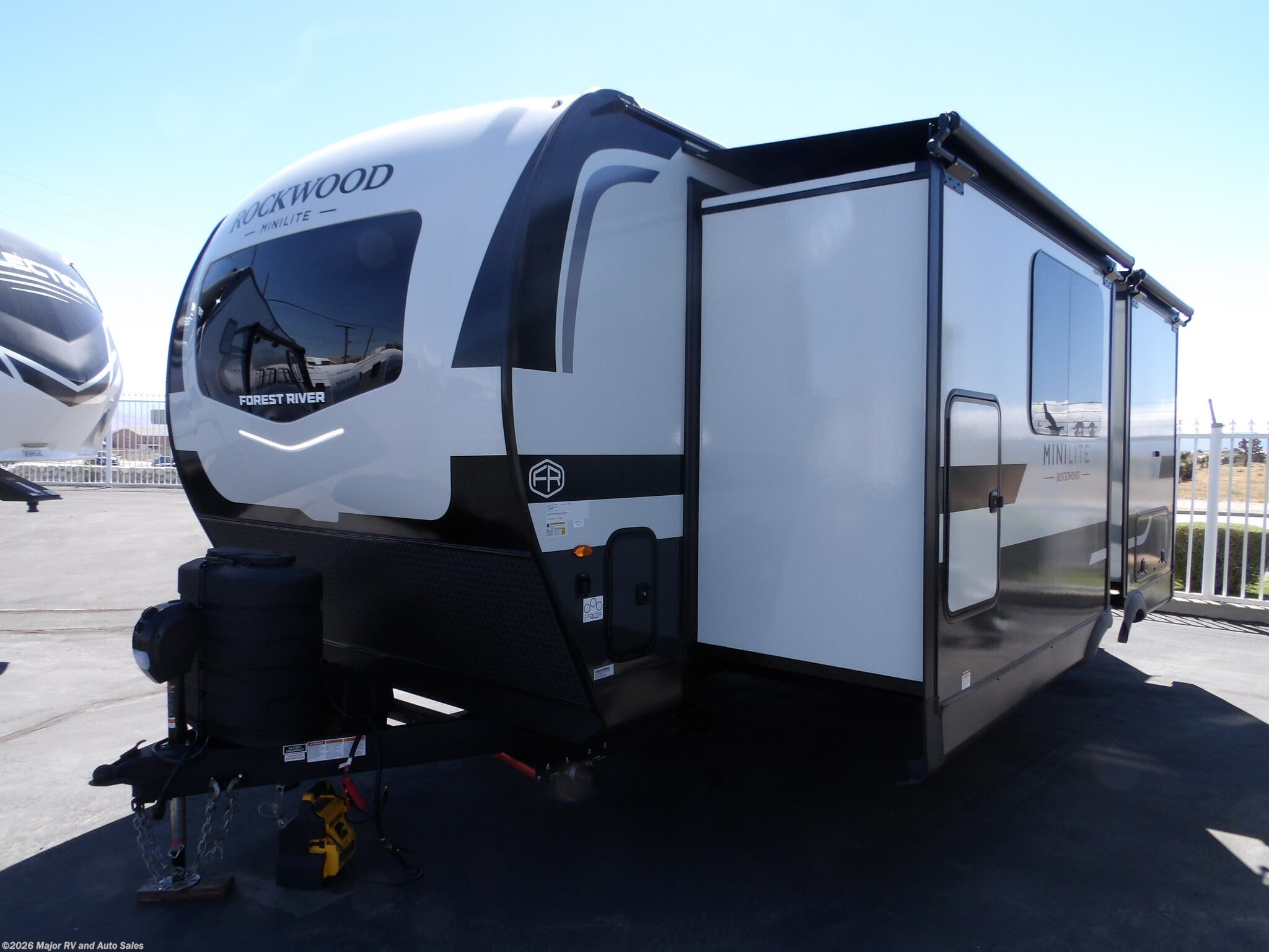 New 2026 Forest River Rockwood 2523MBR, 2 SLIDES, 400 WATT SOLAR, MIDDLE BEDROOM, available in Hesperia, California