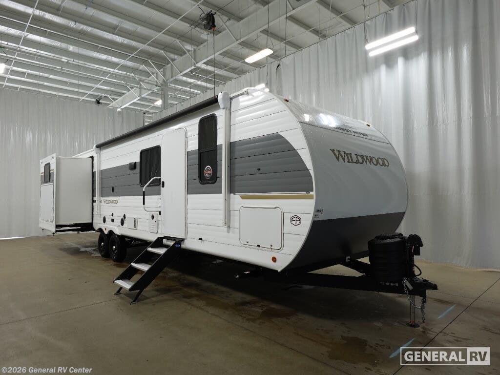 New 2026 Forest River Wildwood 31KQBTS available in North Canton, Ohio