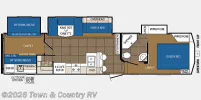 Used 2014 Prime Time Crusader 335BHS available in Clyde, Ohio